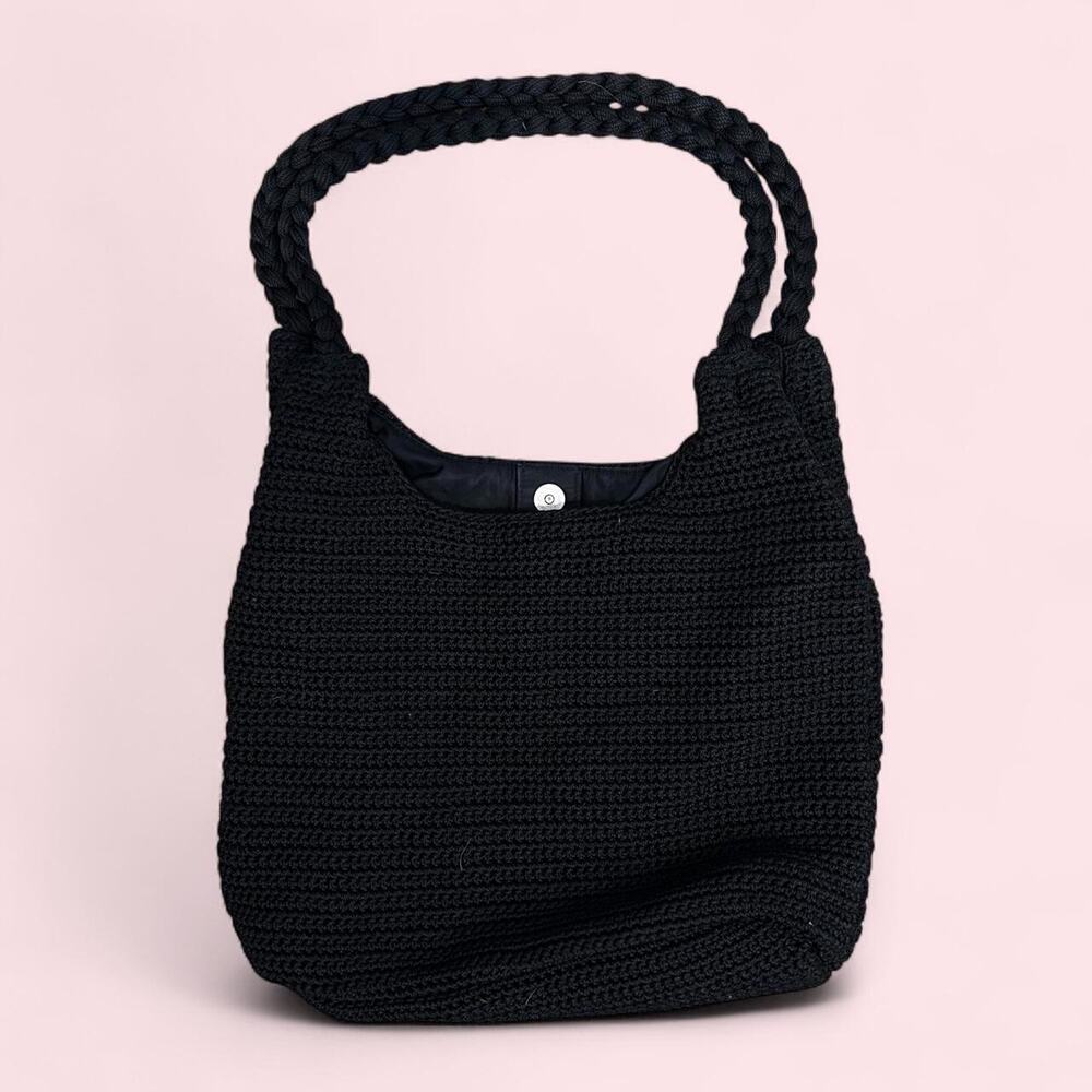 The sak black knitted shoulder